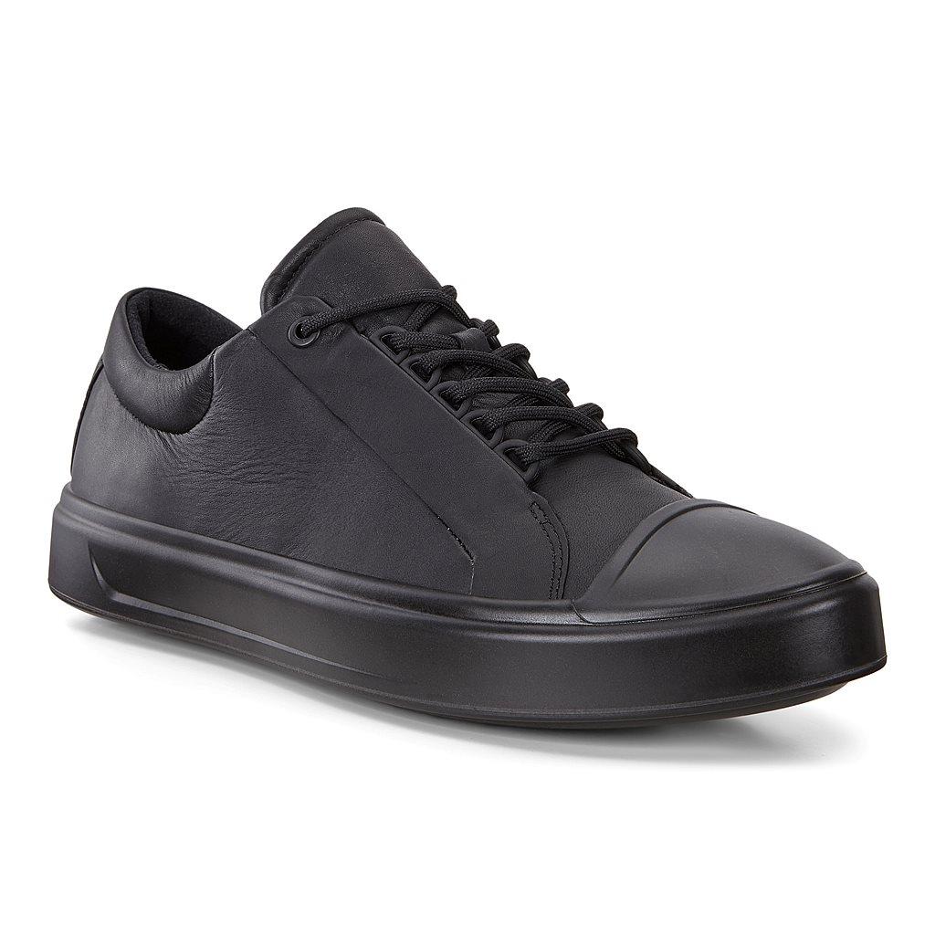 Ecco Flexure T-Cap Mens Sneakers In Black Outlet - India VOZ-248691